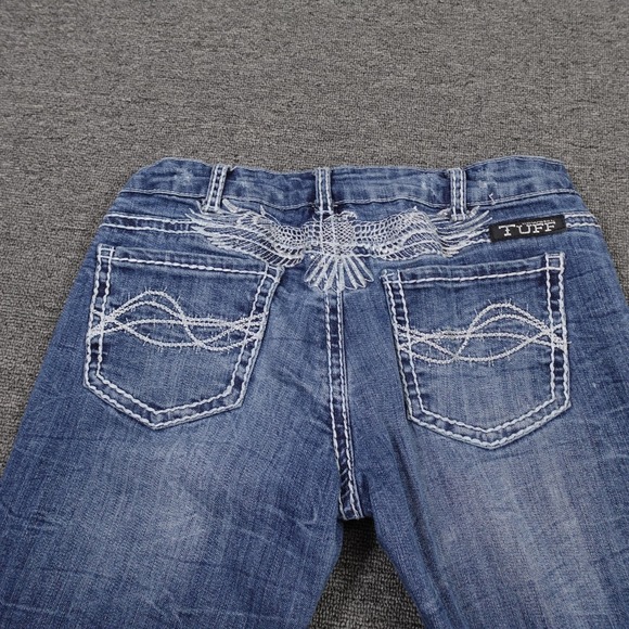 Cowgirl Tuff Co Freedom Jeans Womens 28 Blue Medium Wash Mid Rise Bootcut 28x35 - Picture 6 of 10